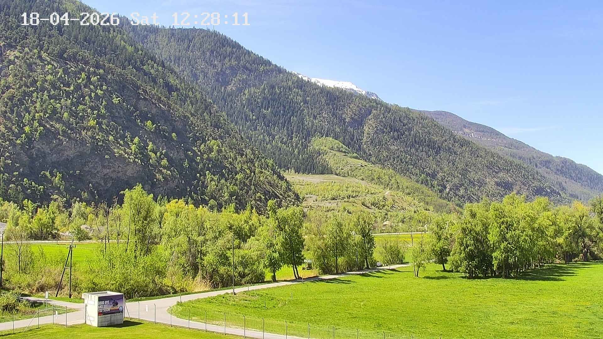 Raron: Air Zermatt - Station - Richtung Sion