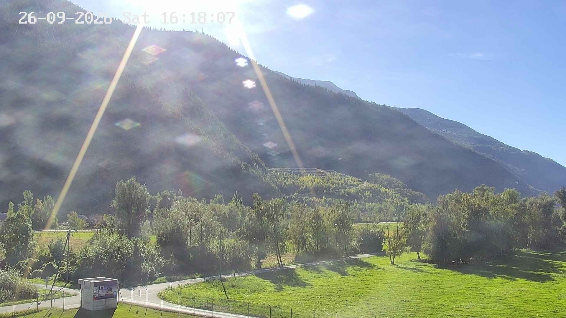 Raron: Air Zermatt - Station - Richtung Sion