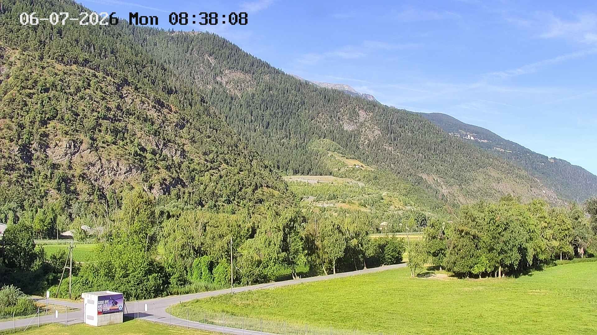 Raron: Air Zermatt - Station - Richtung Sion