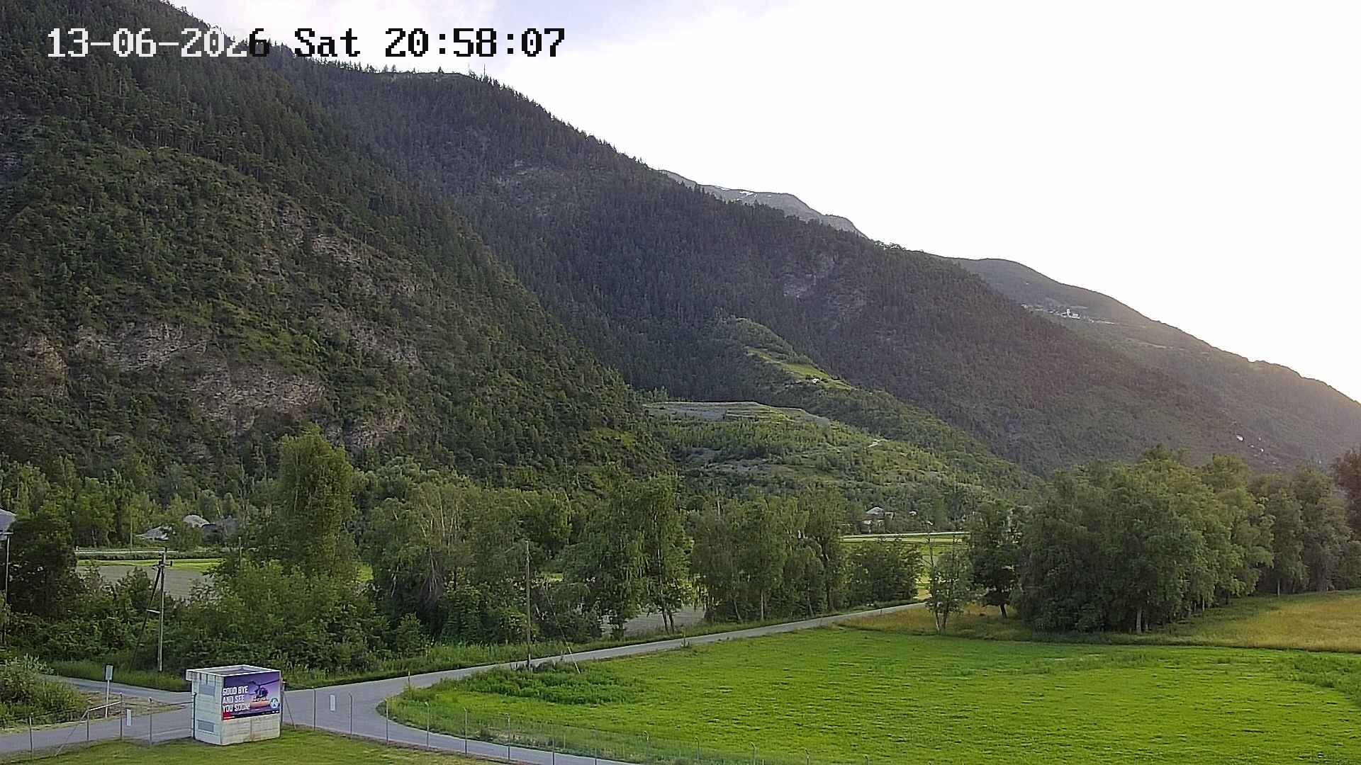 Raron: Air Zermatt - Station - Richtung Sion