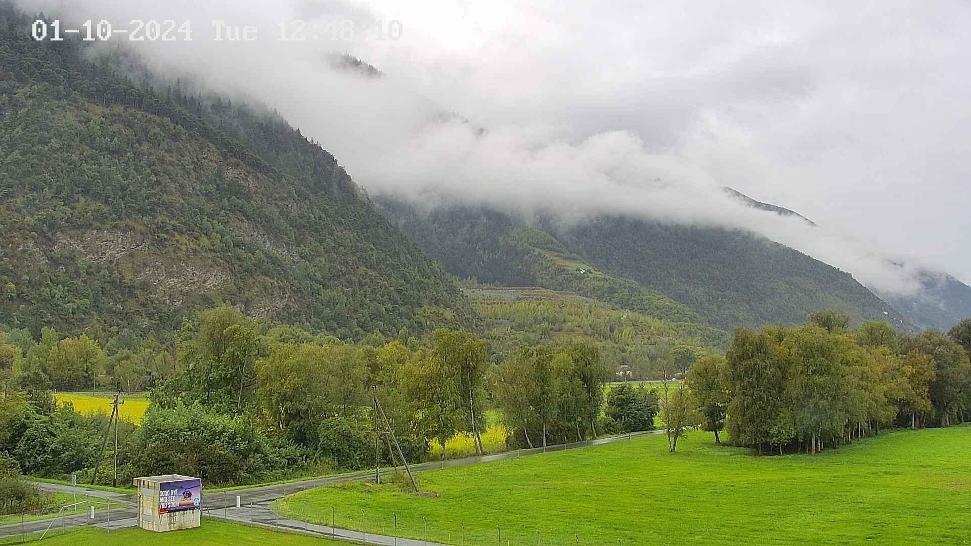 Raron: Air Zermatt - Station - Richtung Sion