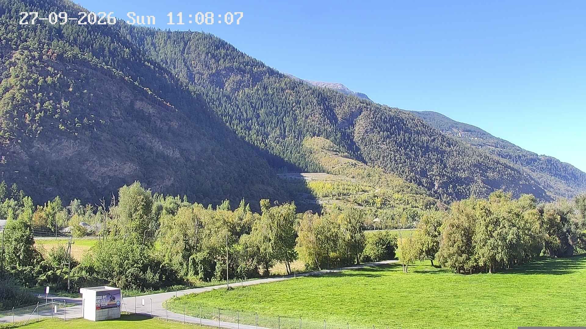 Raron: Air Zermatt - Station - Richtung Sion