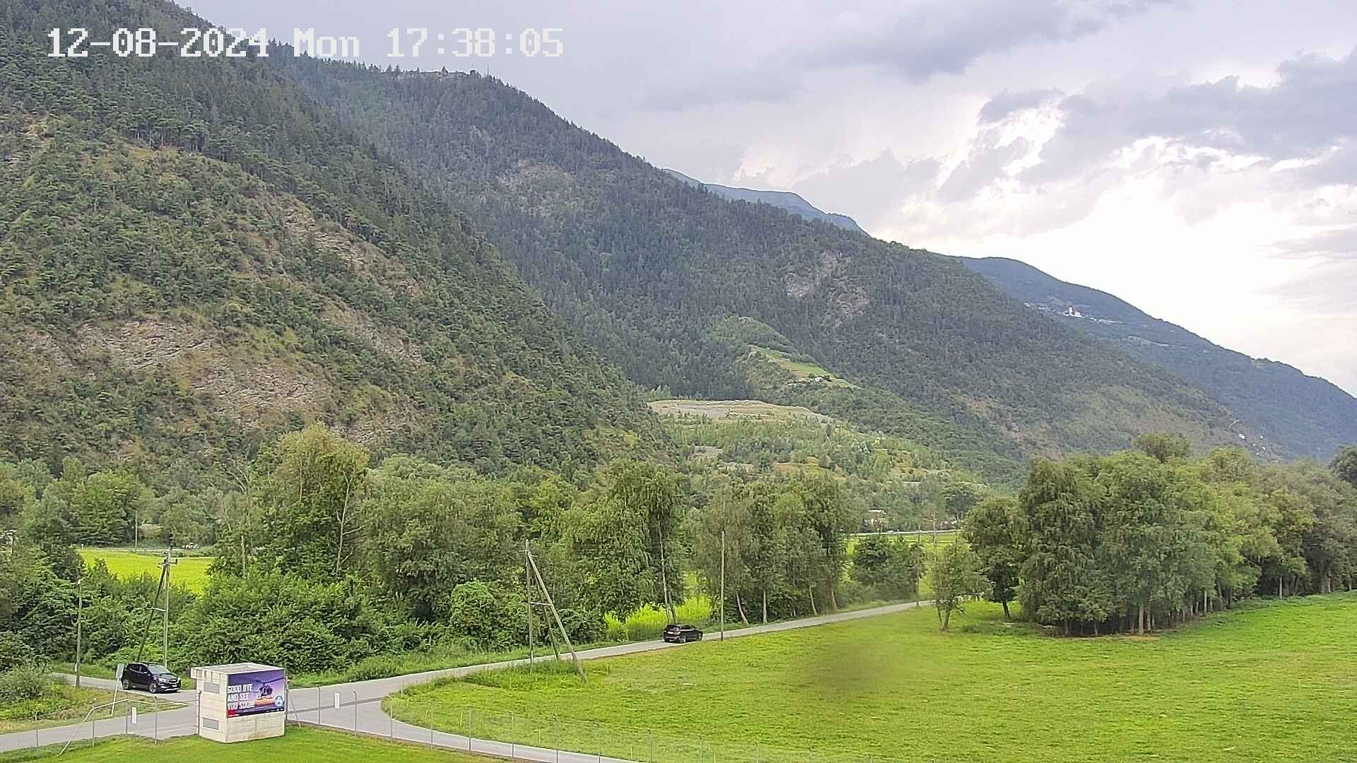 Raron: Air Zermatt - Station - Richtung Sion