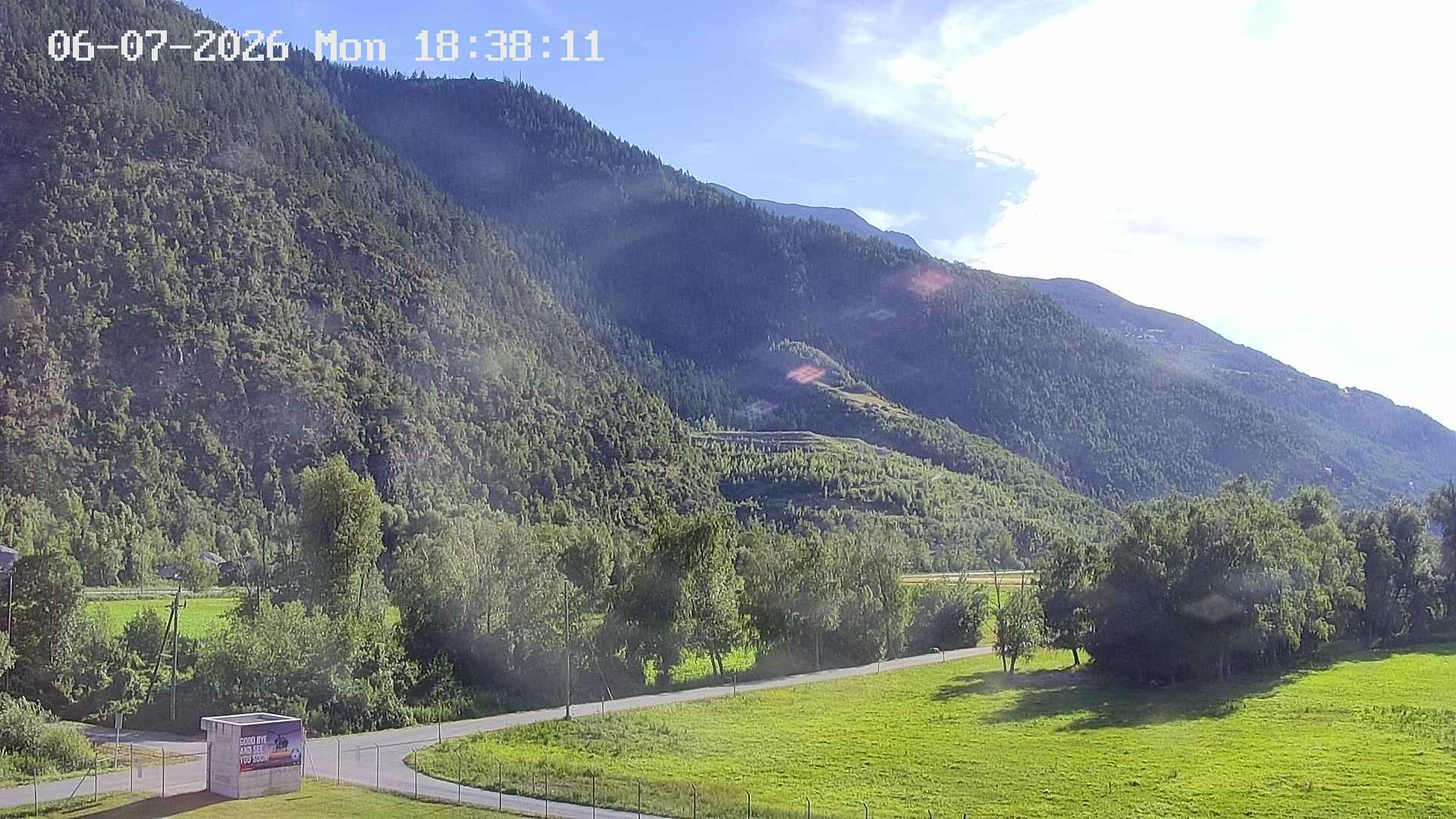 Raron: Air Zermatt - Station - Richtung Sion