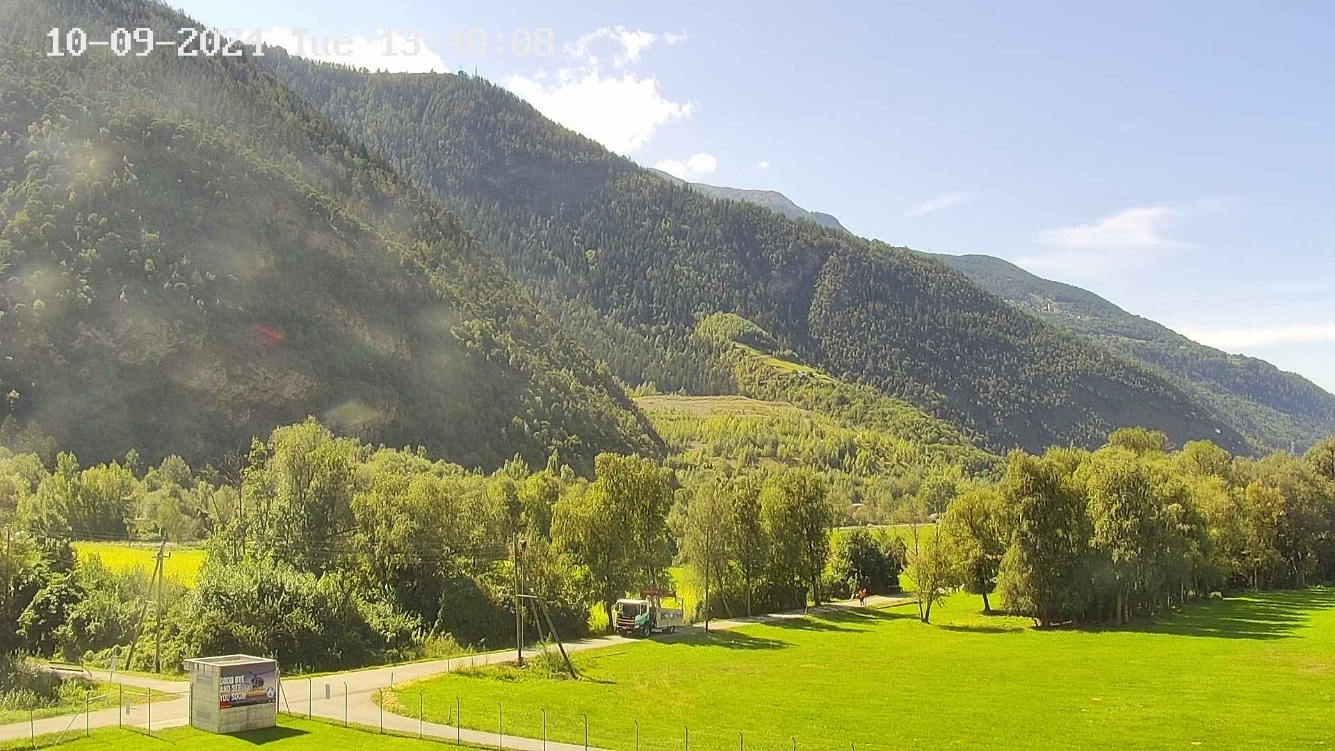 Raron: Air Zermatt - Station - Richtung Sion