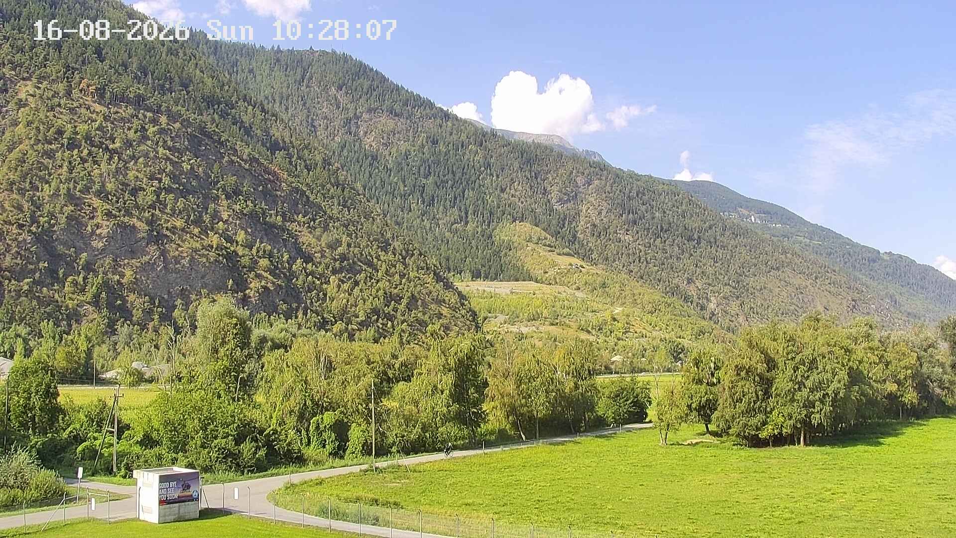Raron: Air Zermatt - Station - Richtung Sion