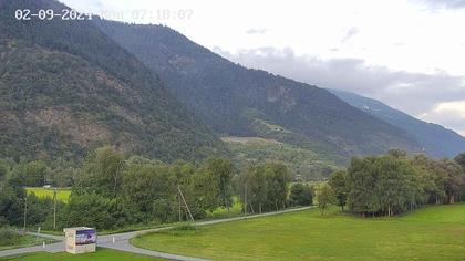 Raron: Air Zermatt - Station - Richtung Sion