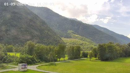 Raron: Air Zermatt - Station - Richtung Sion