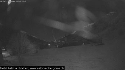 Ulrichen: Hotel Astoria mit Panoramablick über - Obergoms - Goms