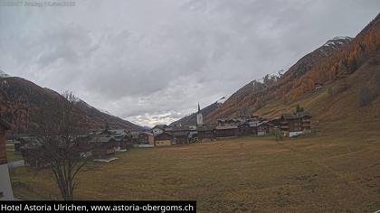 Ulrichen: Hotel Astoria mit Panoramablick über - Obergoms - Goms