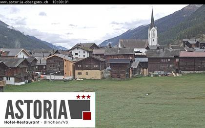 Ulrichen: Hotel Astoria mit Panoramablick über - Obergoms - Goms