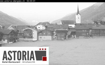 Ulrichen: Hotel Astoria mit Panoramablick über - Obergoms - Goms