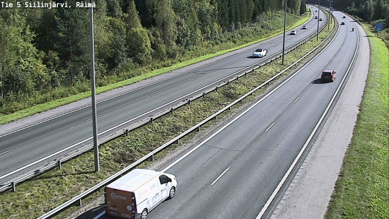 Traffic Cam Siilinjarvi: Tie - Räimä - Kuopioon