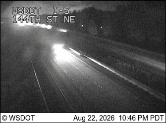 Traffic Cam Stimson Crossing: I-5 at MP 204.2: 144th St NE