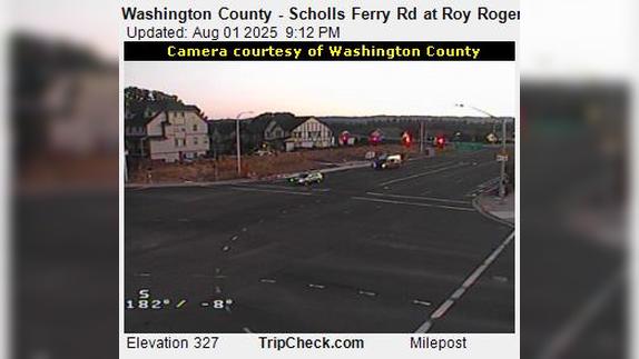 Traffic Cam Durham: Washington County - Scholls Ferry Rd at Roy Rogers Rd