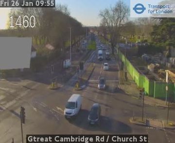Traffic Cam London Borough of Haringey: Gtreat Cambridge Rd - Church St