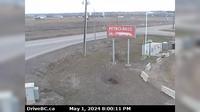 Dawson Creek > North: 15, Hwy 97 at Dangerous Goods Route, west of - looking north - Current