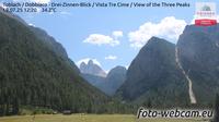 Toblach - Dobbiaco: Drei-Zinnen-Blick - Vista Tre Cime - View of the Three Peaks