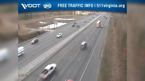 Traffic Cam Lee Hall: I-64 - MM 249.69 - WB - 0.6 Mi past Fort Eustis Blvd overpass