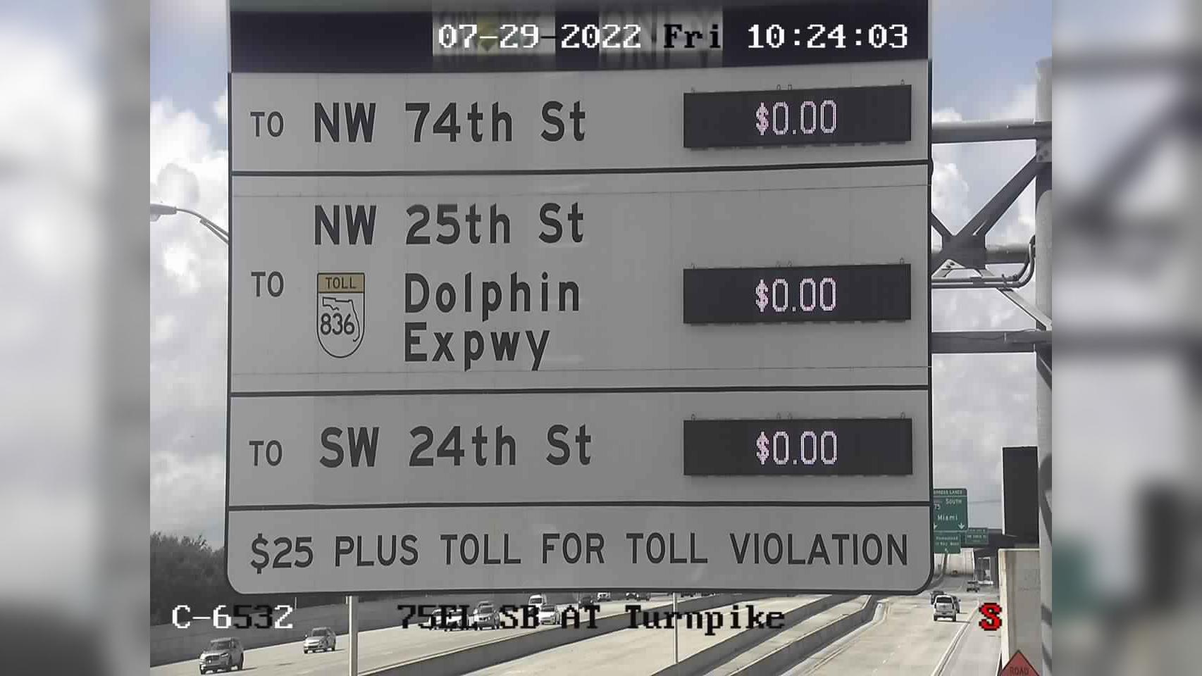 Traffic Cam Miramar: -EL.-CCTV