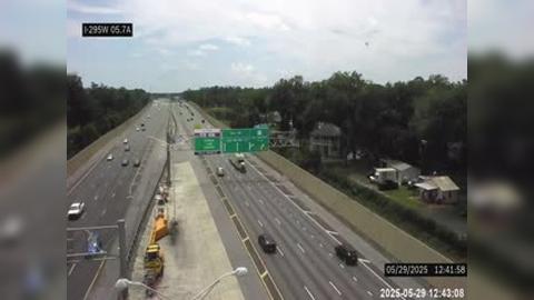 Traffic Cam Scott Mill Bluff: I-295 W at S Buckman Bridge