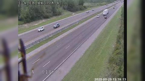 Traffic Cam Deltona: I-4 @ MM 108.4 EB