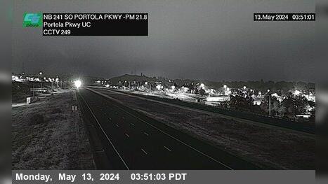 Traffic Cam Lake Forest › North: SR-241 : 80 Meters South of Portola Parkway Undercross