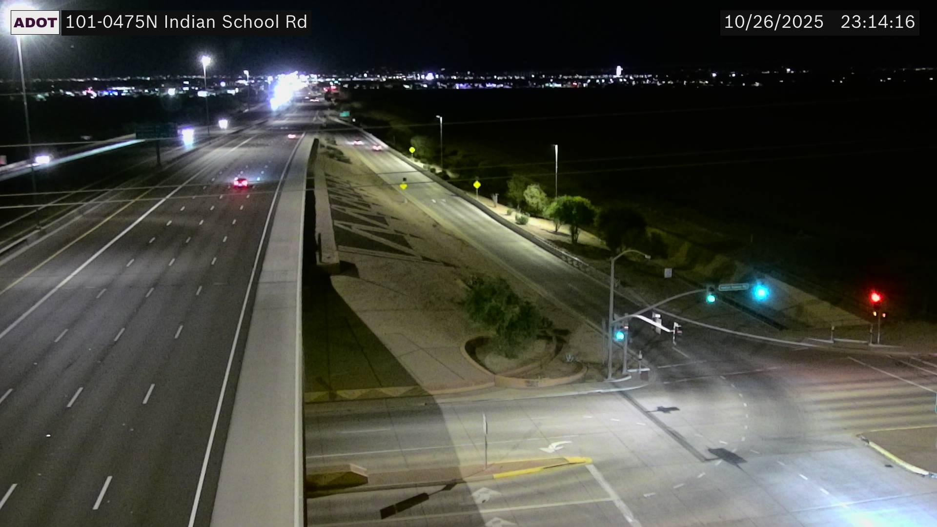 Traffic Cam Salt River › North: L-101 NB 47.57 @Indian School
