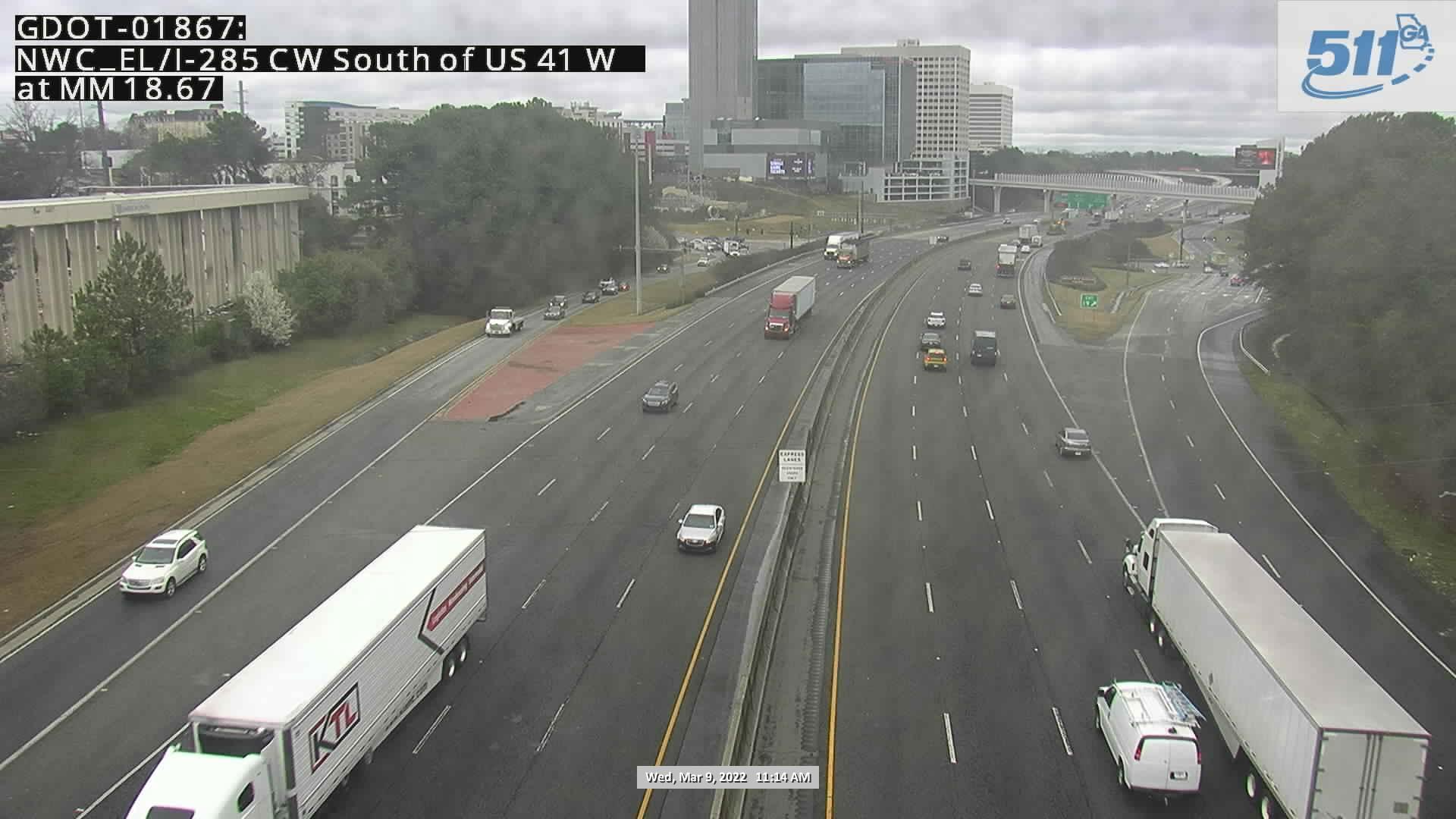 Traffic Cam Vinings: GDOT-CAM-