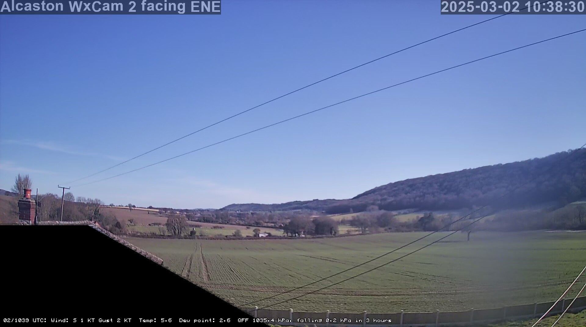 Traffic Cam Craven Arms › North-East: Alcaston
