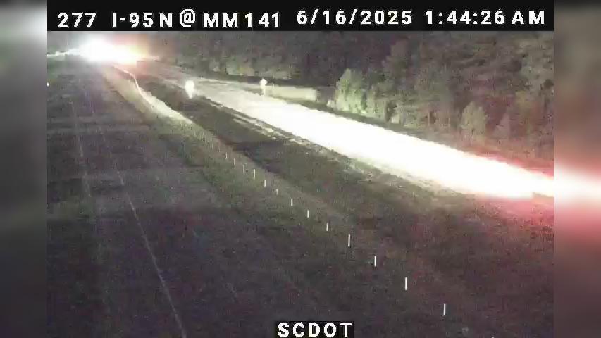 Traffic Cam Shiloh: I-95 N @ MM 141 (SC)