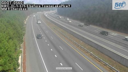 Traffic Cam Deer Run at Towne Lake: GDOT-CAM-560--1