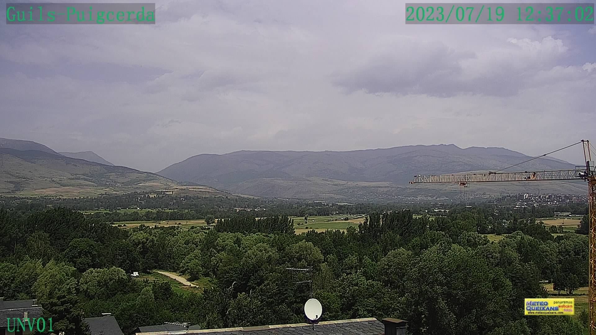 Traffic Cam Fontanals de Cerdanya › North: Queixans - Puigcerdà - Guils de Cerdanya