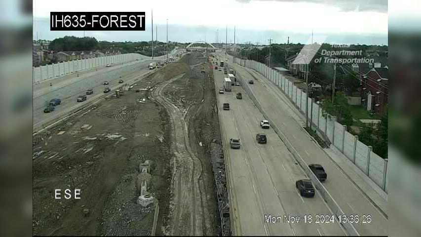 Traffic Cam Lake Highlands › East: I-635 @ Forest