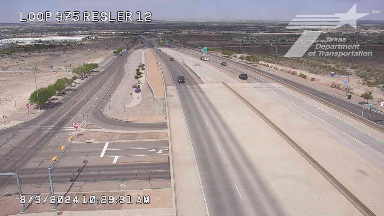 Traffic Cam El Paso › West: LP-375 @ Resler