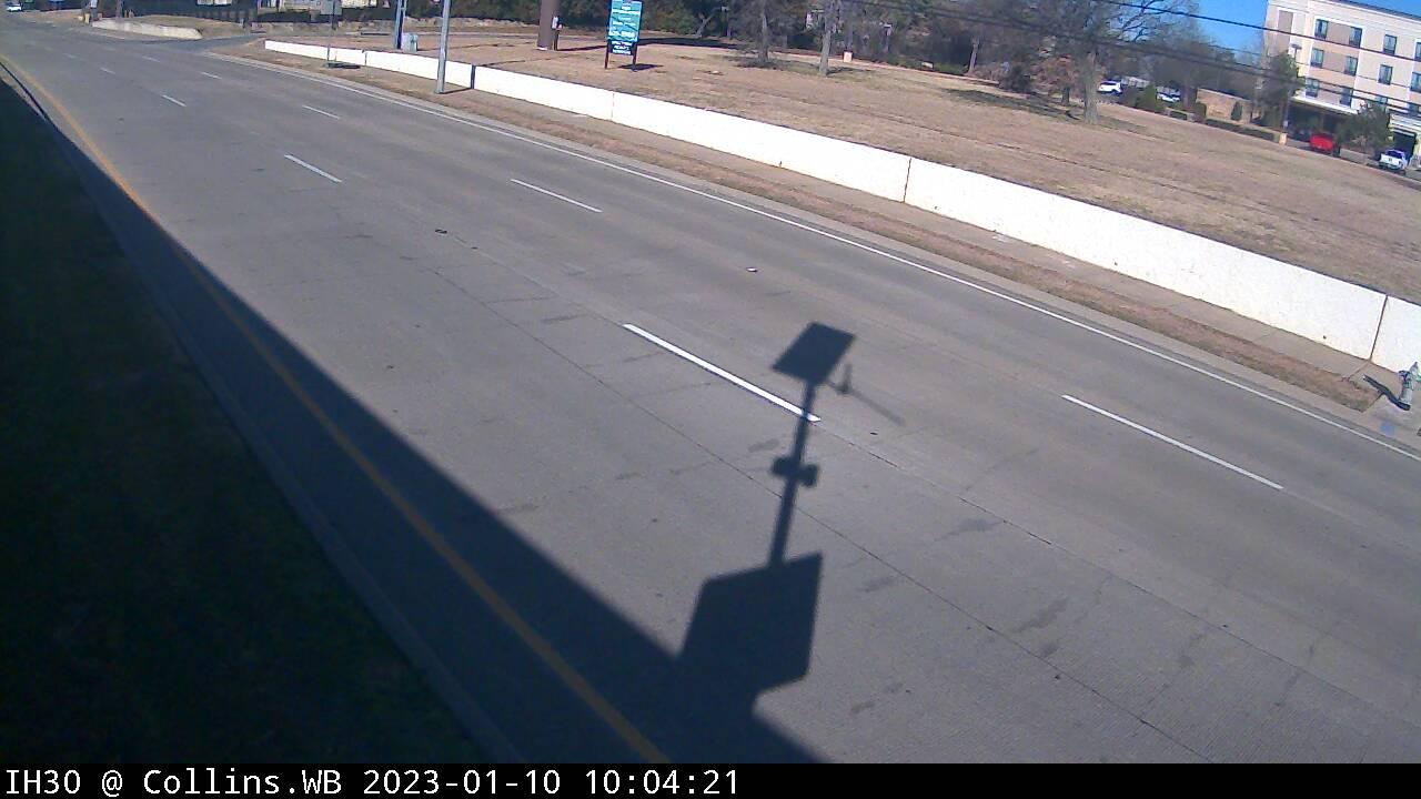 Traffic Cam Arlington › West: WWD I-30 @ Collins.WB Inbound CCTV