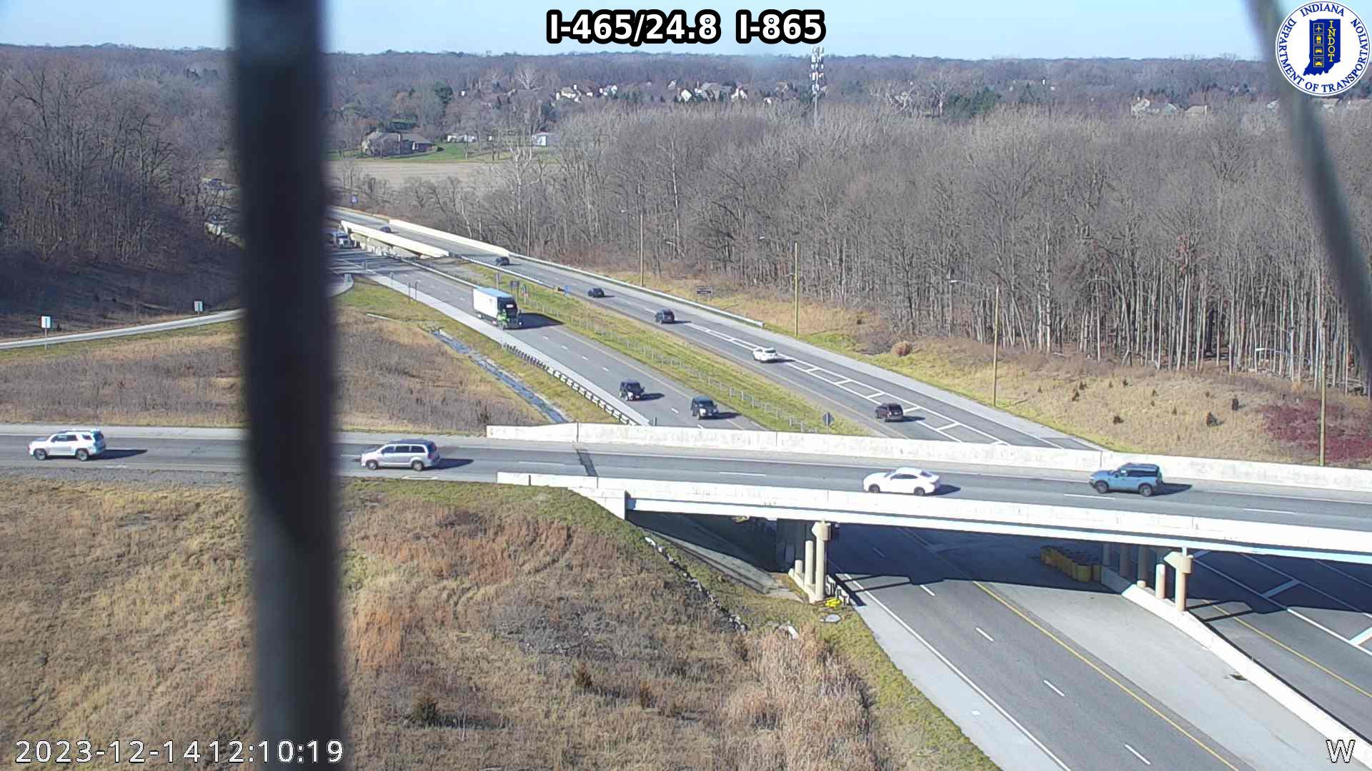 Traffic Cam Zionsville: I-465: I-465/24.8 I-865 : I-465/24.8 I-865