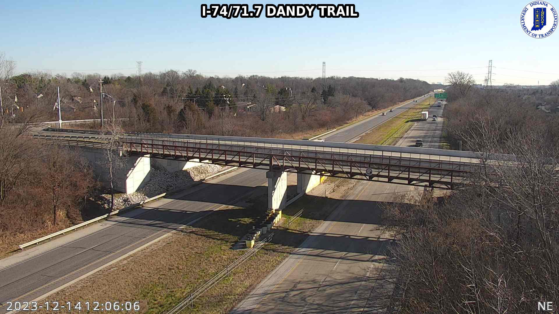 Traffic Cam Indianapolis: I-74: I-74/71.7 DANDY TRAIL