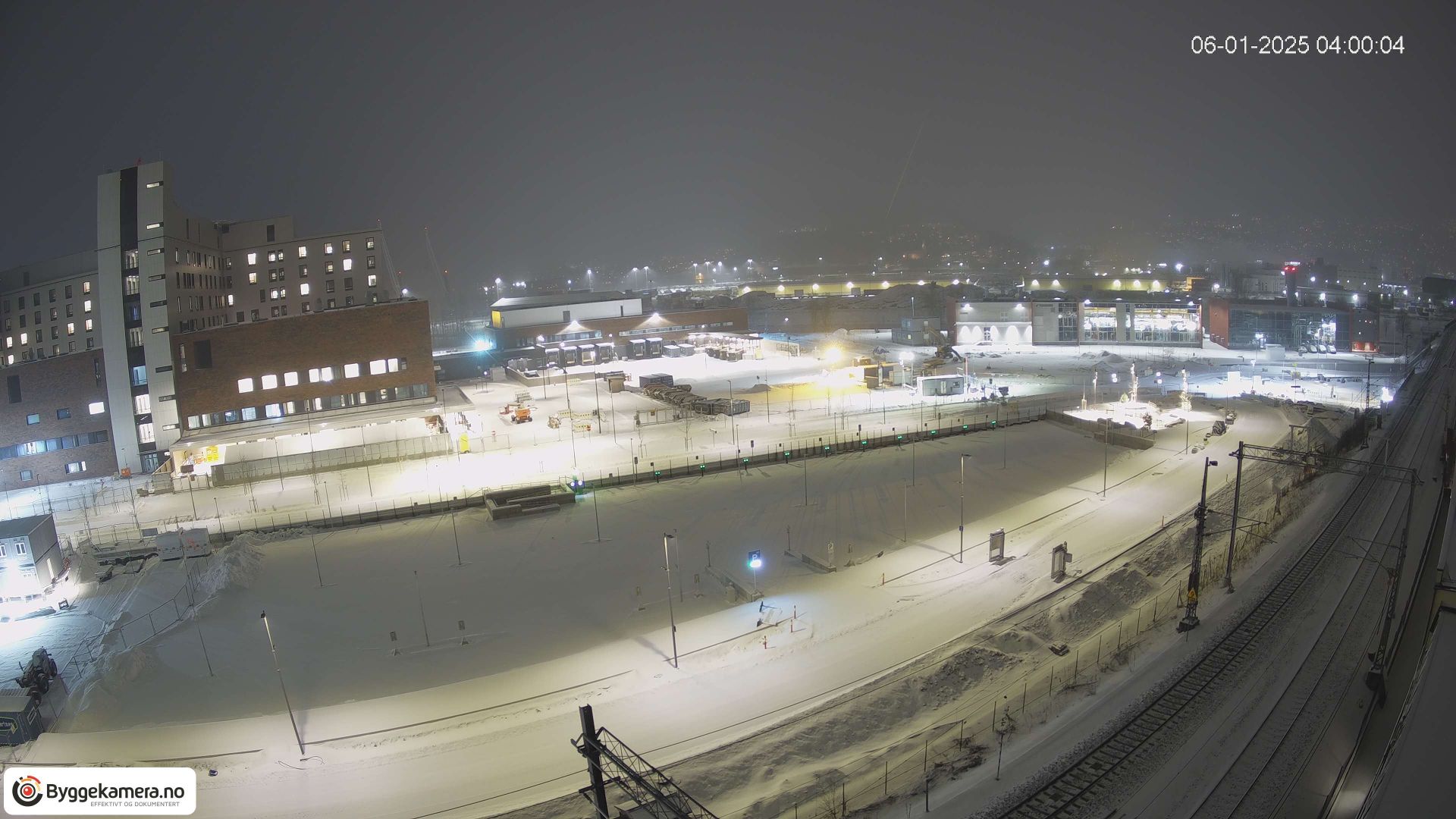 Traffic Cam Bragernes › South-West: Nytt sykehus Drammen, Braggerig