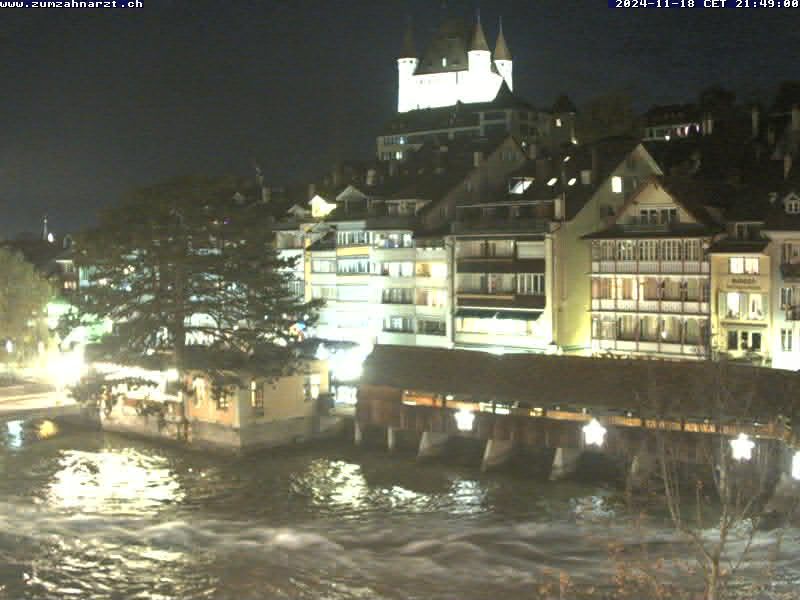 Thun: Innenstadt - Blick auf das Schloss