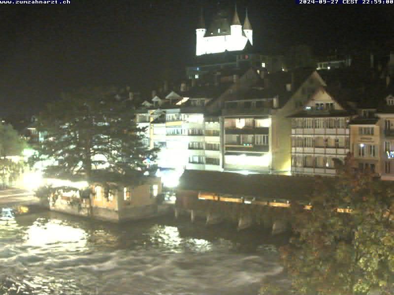 Thun: Innenstadt - Blick auf das Schloss