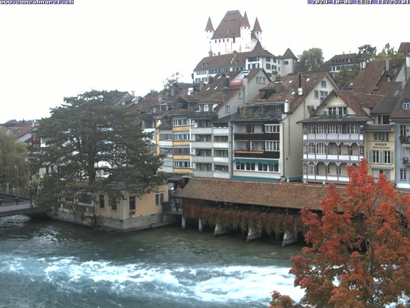 Thun: Innenstadt - Blick auf das Schloss