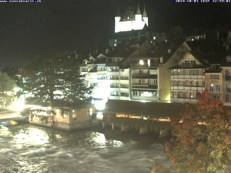 Thun: Innenstadt - Blick auf das Schloss