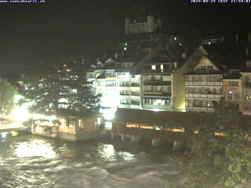 Thun: Innenstadt - Blick auf das Schloss