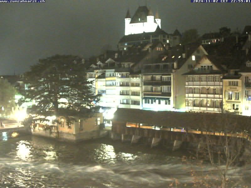 Thun: Innenstadt - Blick auf das Schloss