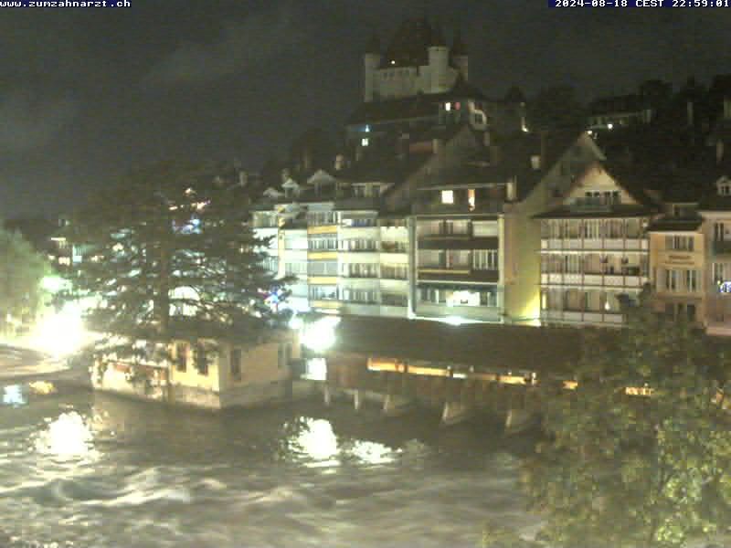 Thun: Innenstadt - Blick auf das Schloss