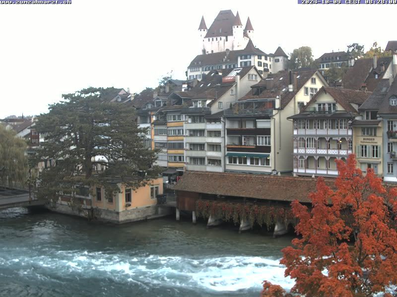 Thun: Innenstadt - Blick auf das Schloss