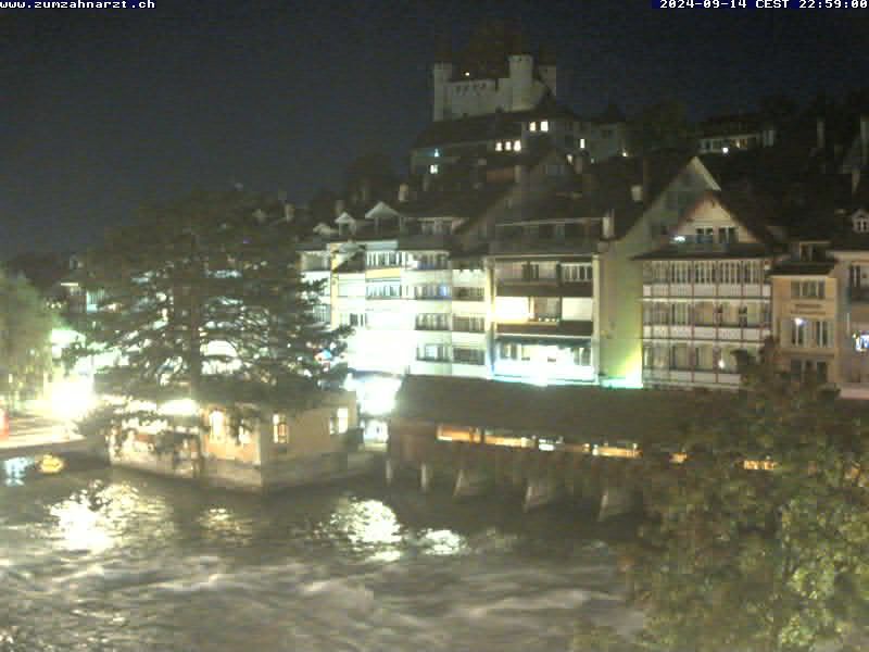 Thun: Innenstadt - Blick auf das Schloss