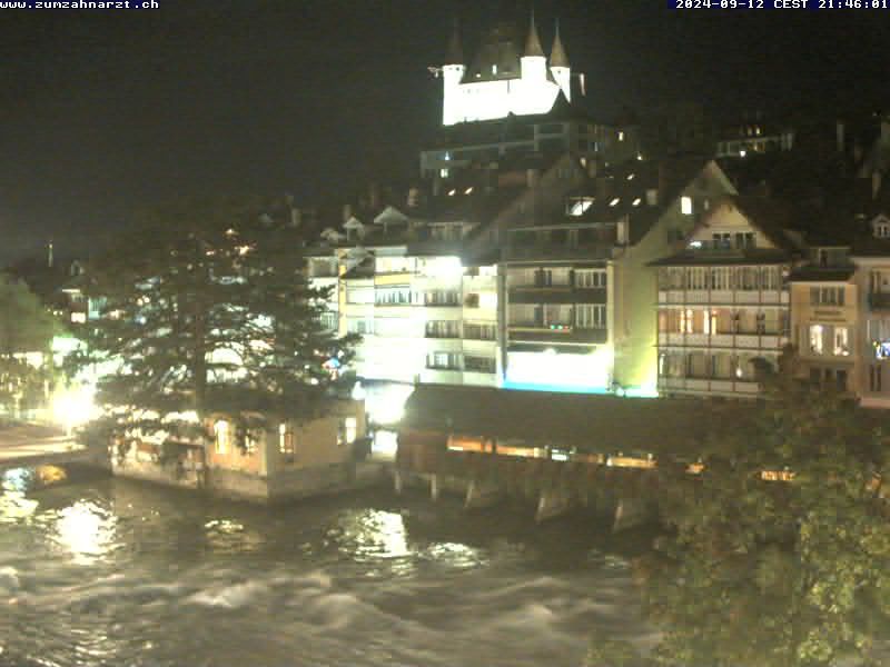 Thun: Innenstadt - Blick auf das Schloss