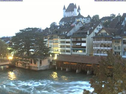 Thun: Innenstadt - Blick auf das Schloss